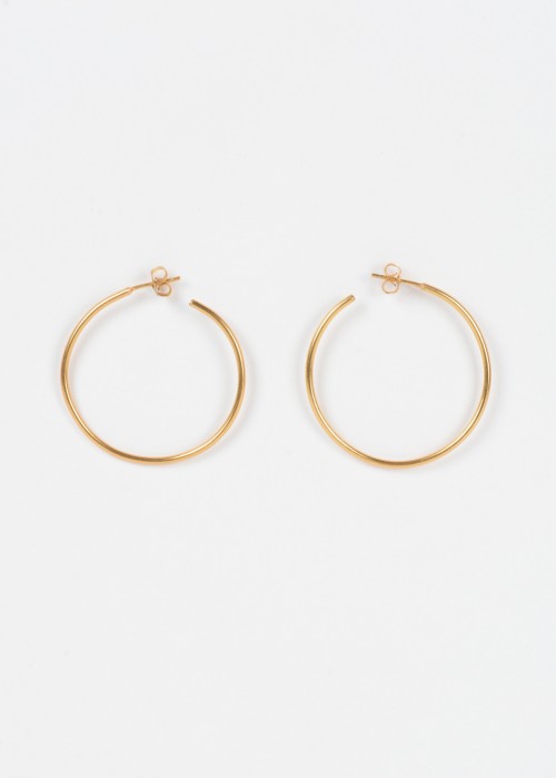 Medium hoop earrings