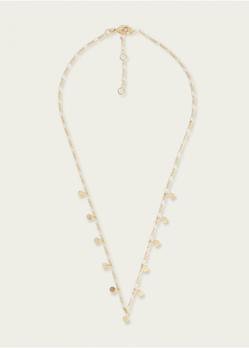Lozenge and chain necklace