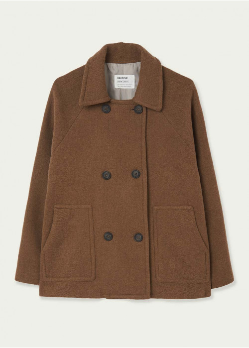 Dana maxi pocket cheviot coat