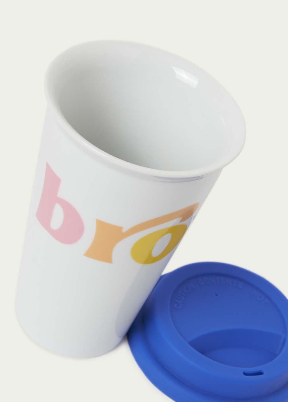 BROWNIE MULTICOLOURED REUSABLE COFFEE CUP