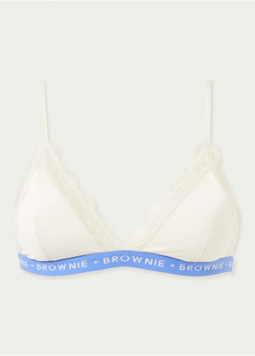 Iria lace-edged bra