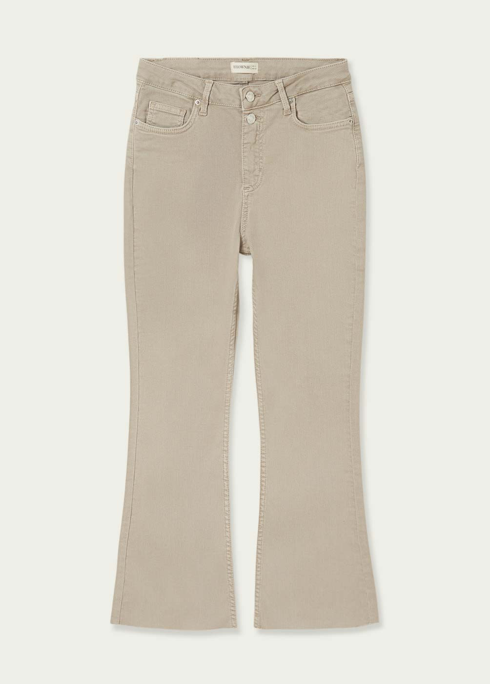 LAZIO CROPPED FLARED TROUSERS
