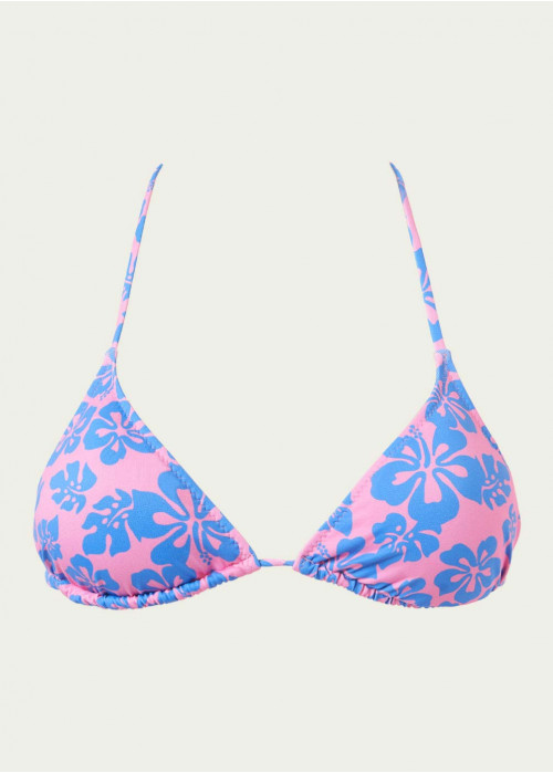 Bombai triangular floral bikini top