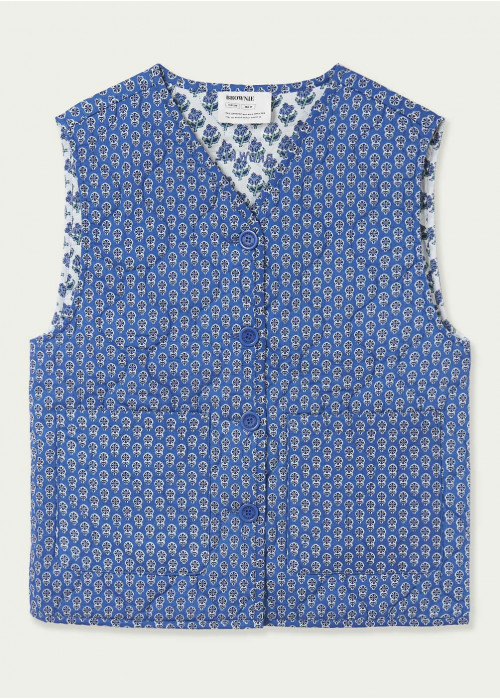 Danae printed quilted gilet