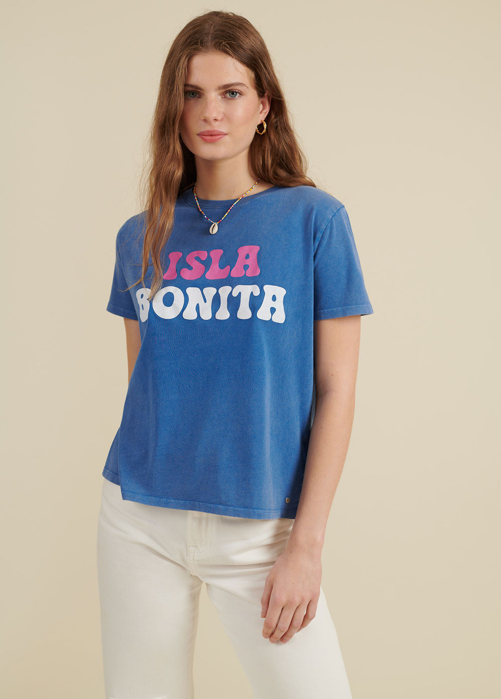 ISLA SHORT-SLEEVED T-SHIRT WITH PRINT