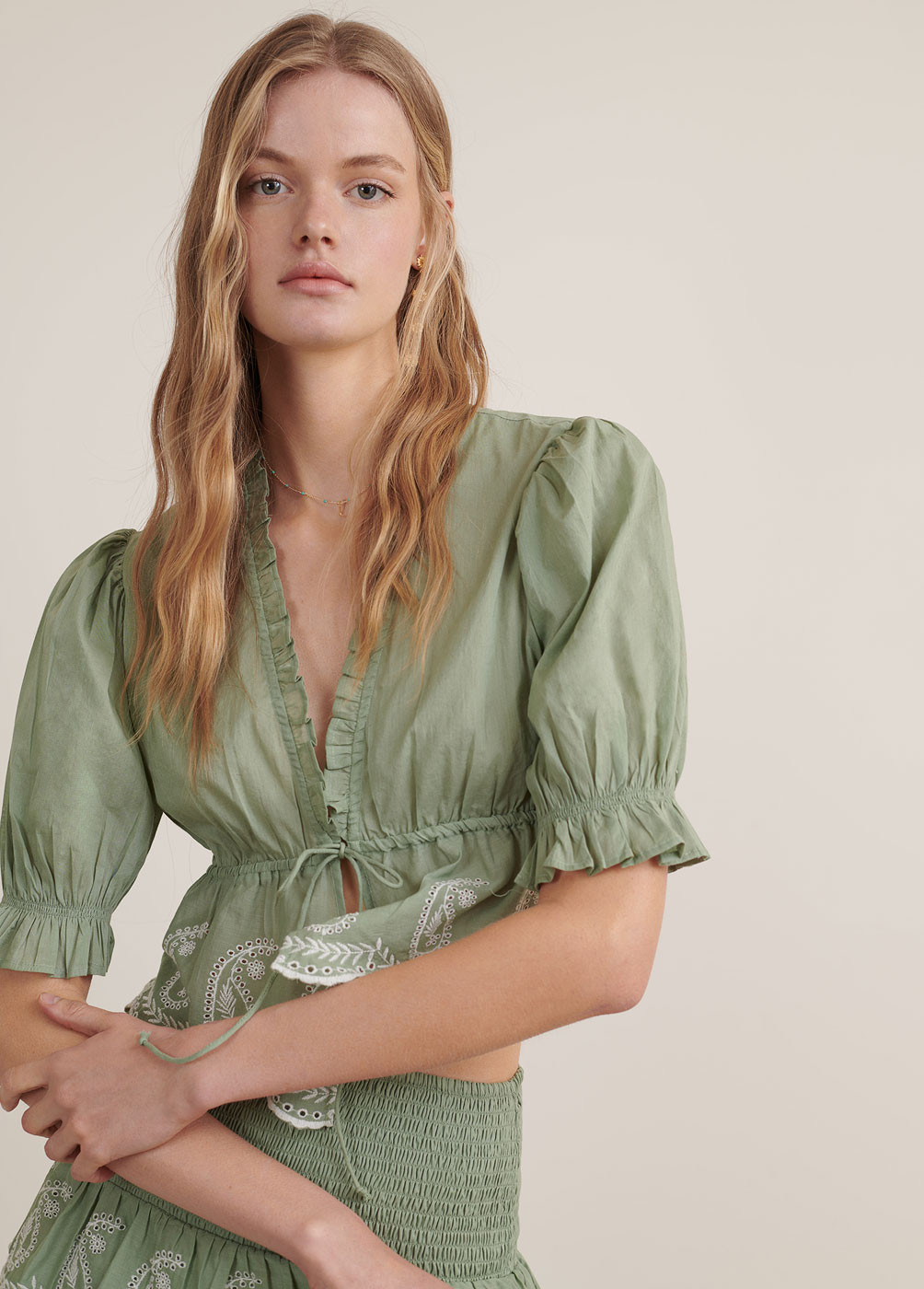 ESTER EMBROIDERED BLOUSE