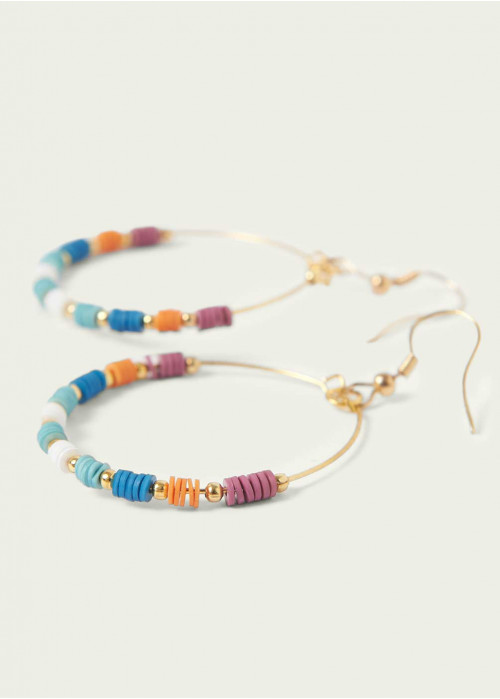 Disc earrings