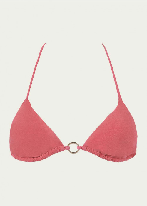 Triangular hoop bikini top