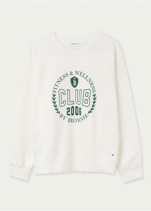 Brownie club embroidered sweatshirt