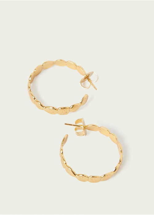 Shaped hoop earrings