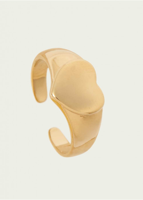 Heart signet ring