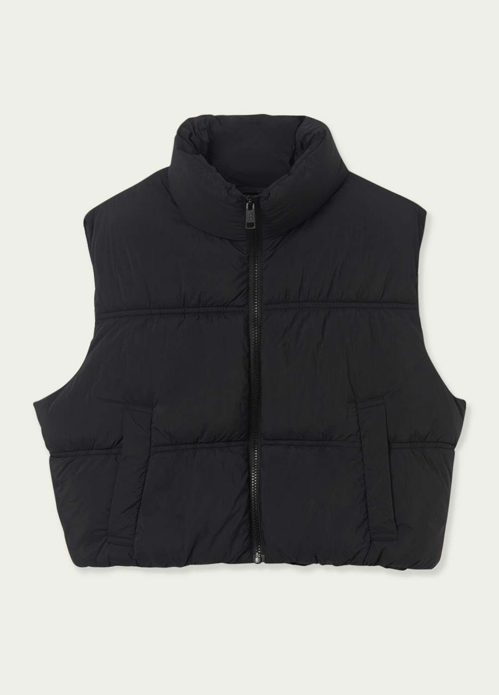 CROPPED QUILTED GILET