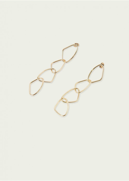 Irregular shape drop earrings