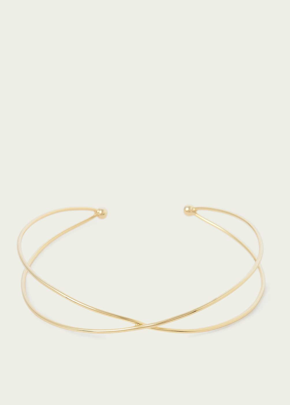 CROSSOVER CHOKER NECKLACE