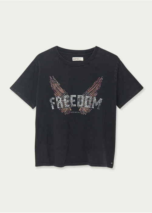 Freedom wings print t-shirt