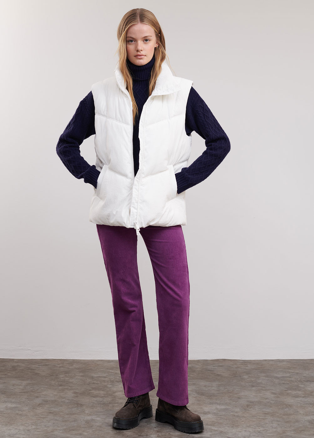 OVERSIZED QUILTED GILET