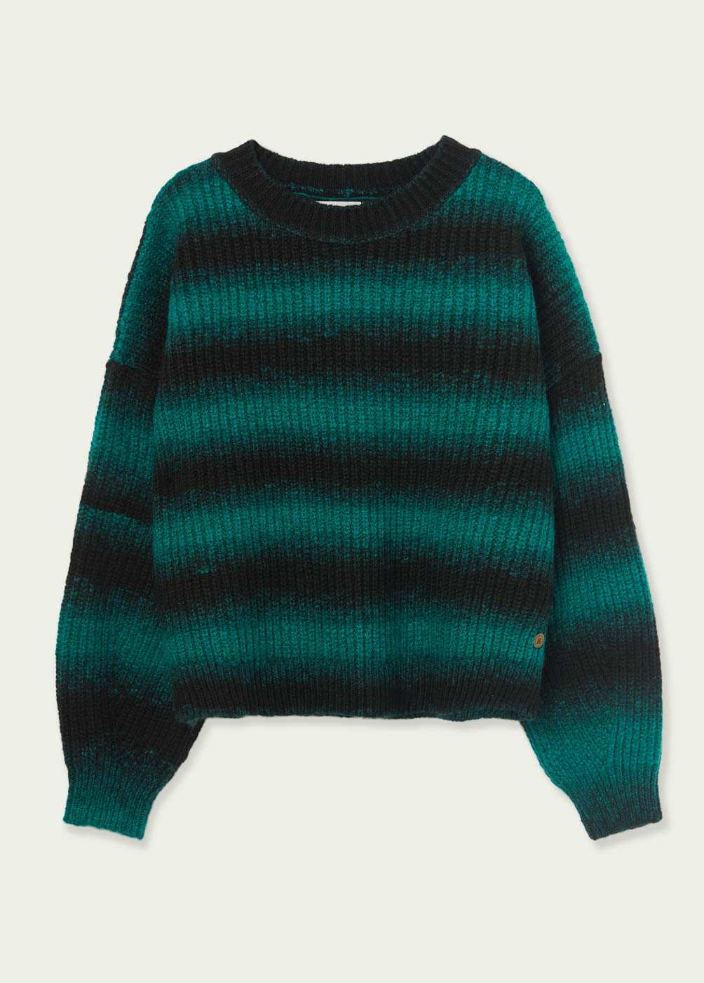 SPACE-DYED CREW-NECK JUMPER