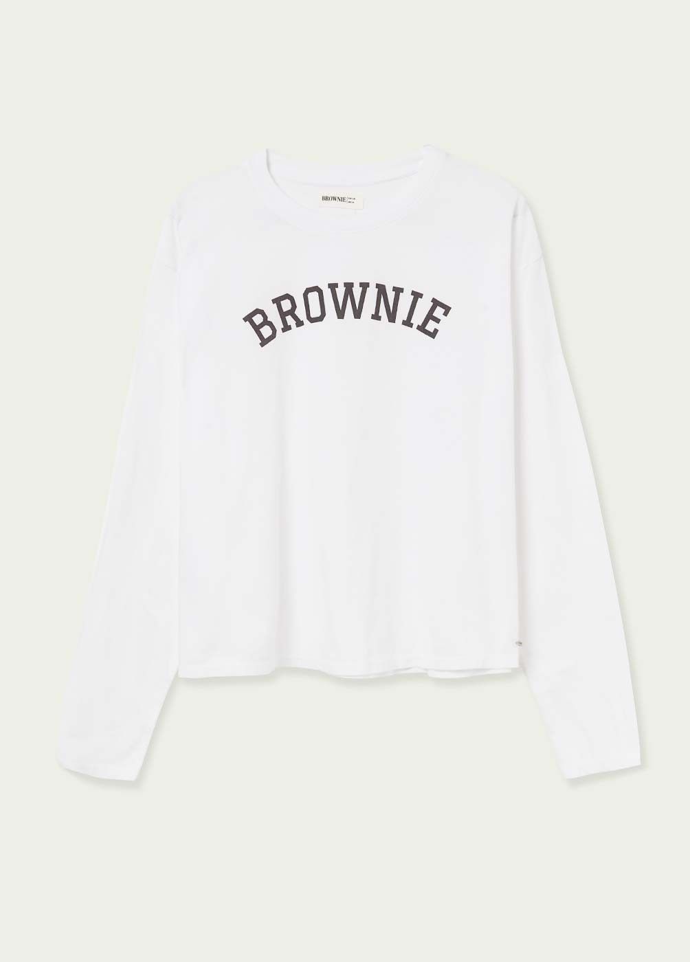 LONG-SLEEVED T-SHIRT WITH BROWNIE LOGO