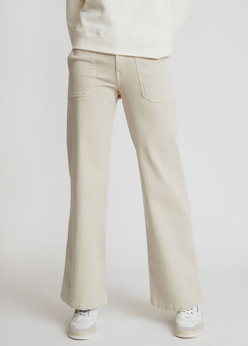 FRONT POCKET PALAZZO TROUSERS