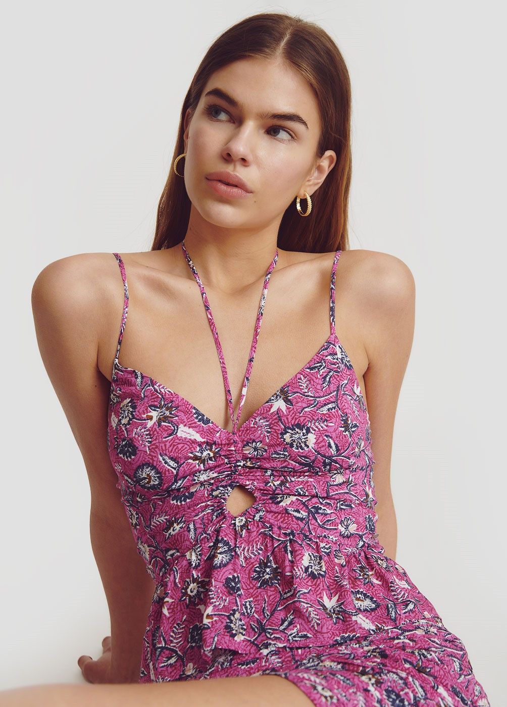 PRINTED CUT-OUT TOP
