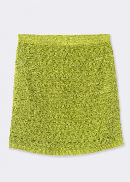 Short openwork skirt