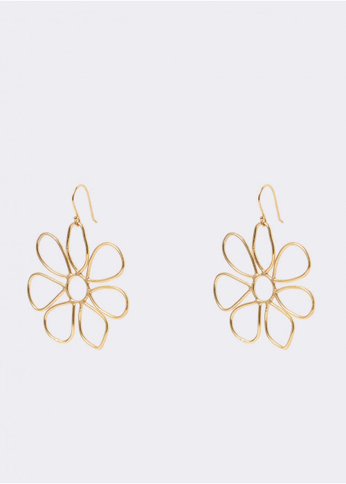 LARGE FLOWER EARRINGS