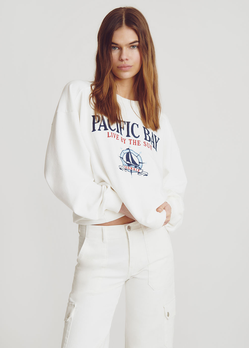 PACIFIC EMBROIDERED SWEATSHIRT