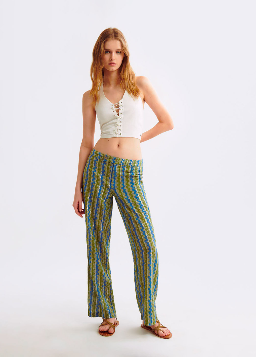 PRINTED TROUSERS