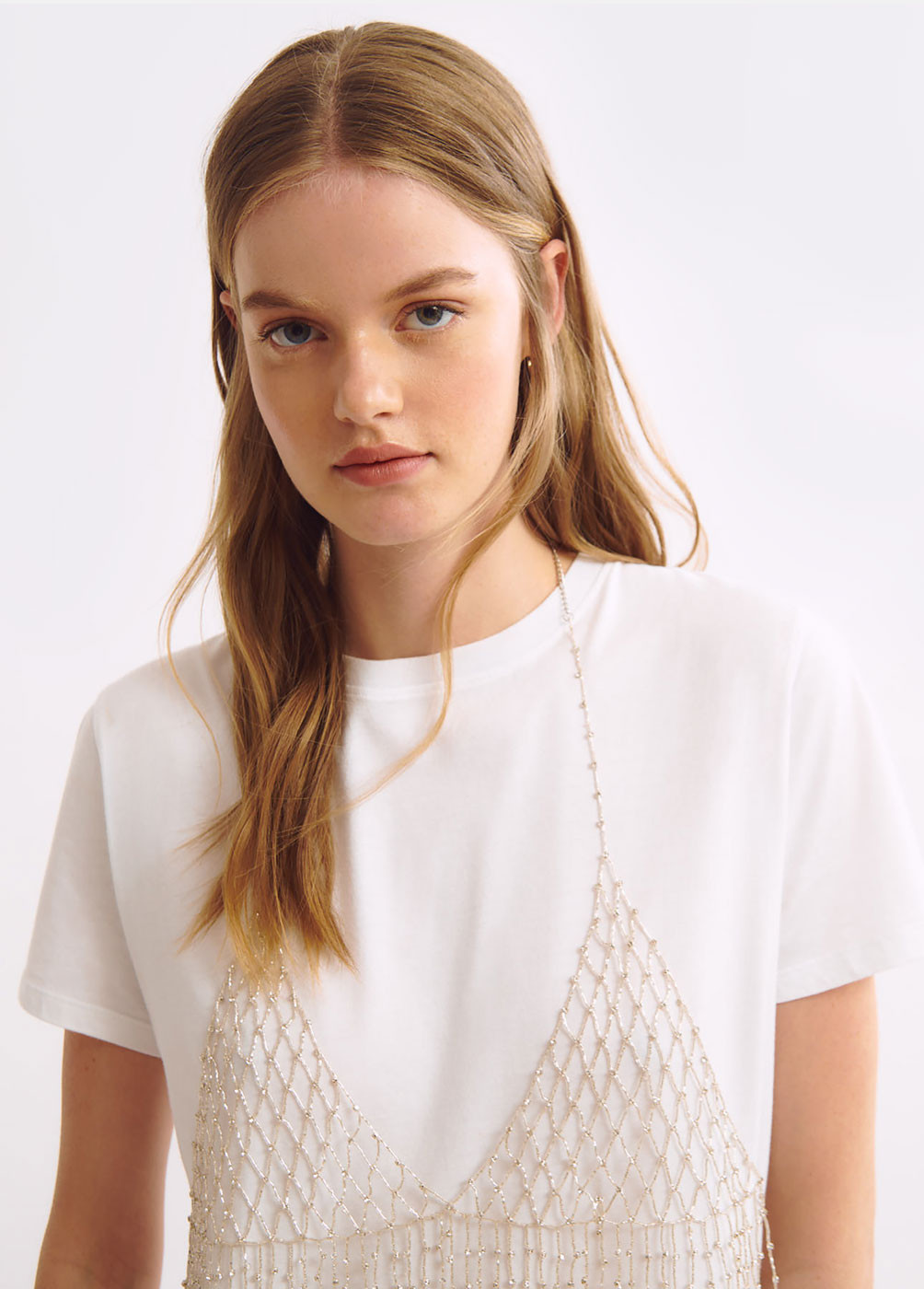 BEADS BRA TOP