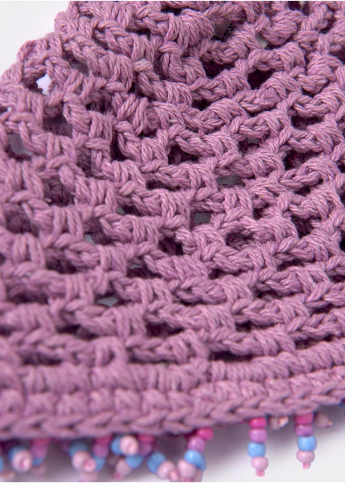BEADED CROCHET HAT