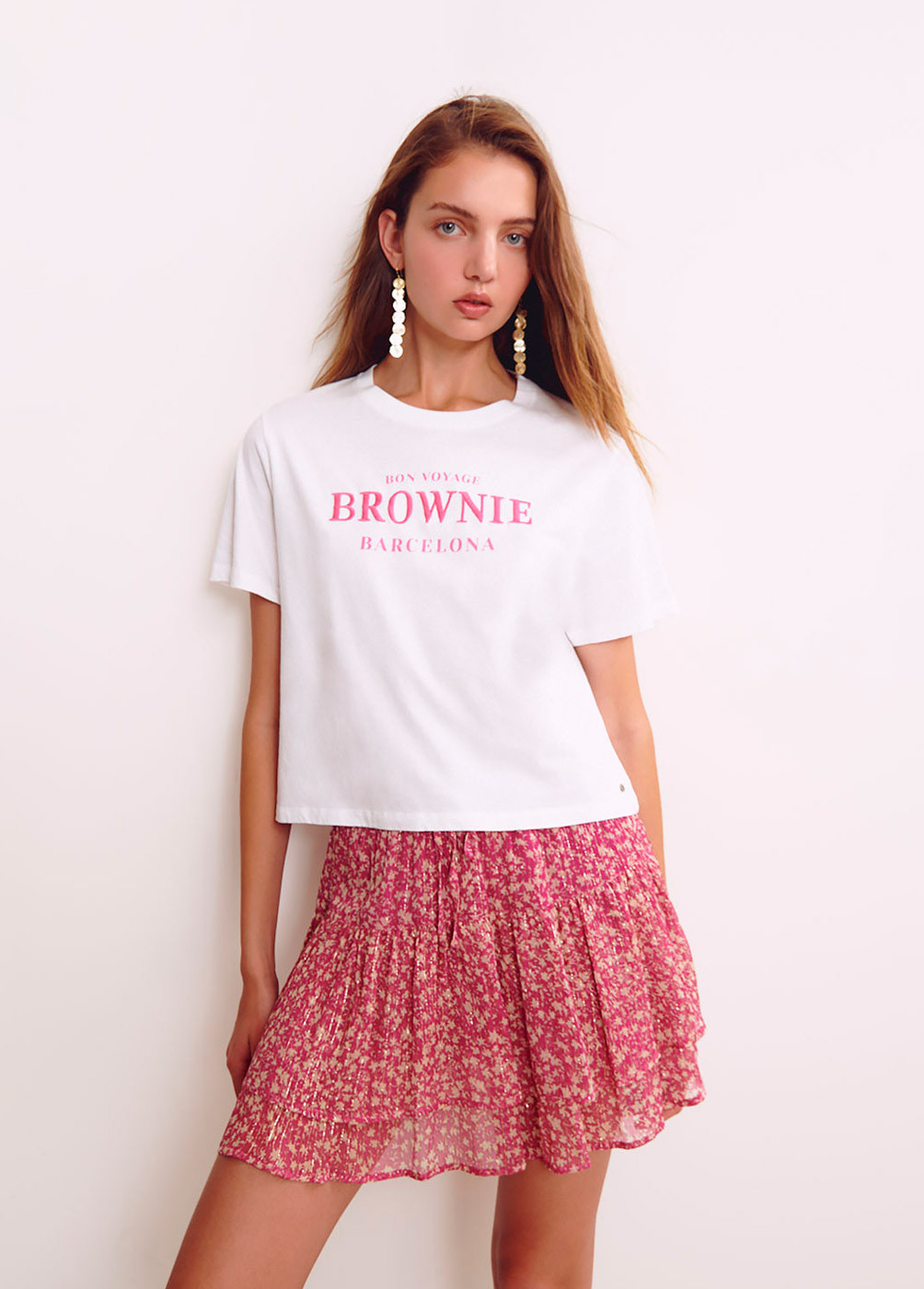 EMBROIDERED BARCELONA T-SHIRT