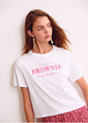 EMBROIDERED BARCELONA T-SHIRT