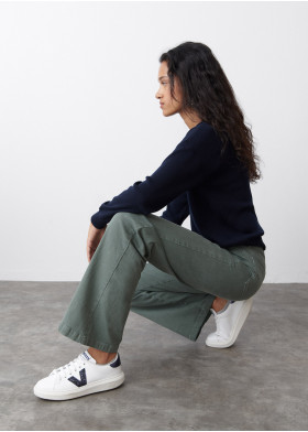 CULOTTES WITH FRONT POCKETS