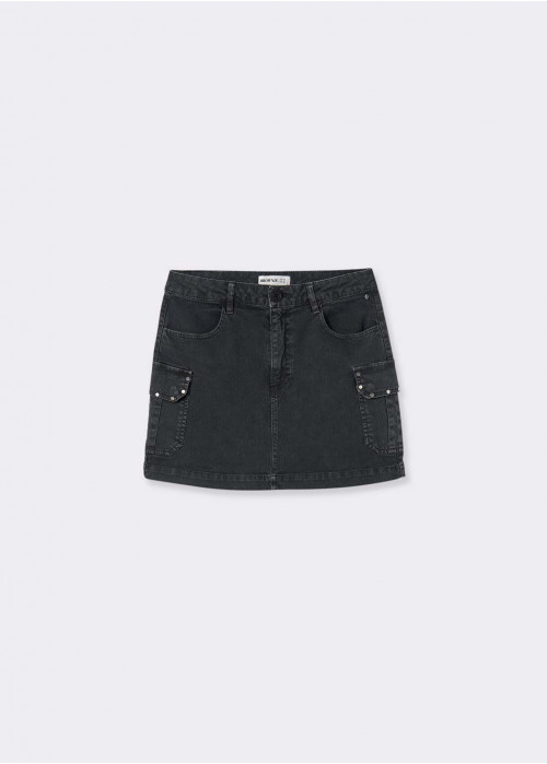 CARGO SKIRT WITH POCKETS