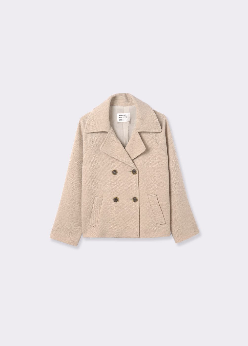 Cos short sales wool pea coat