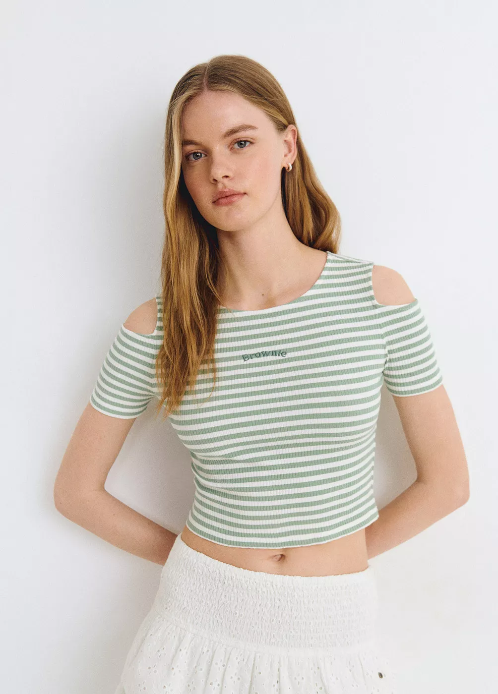 Striped t-shirt with...