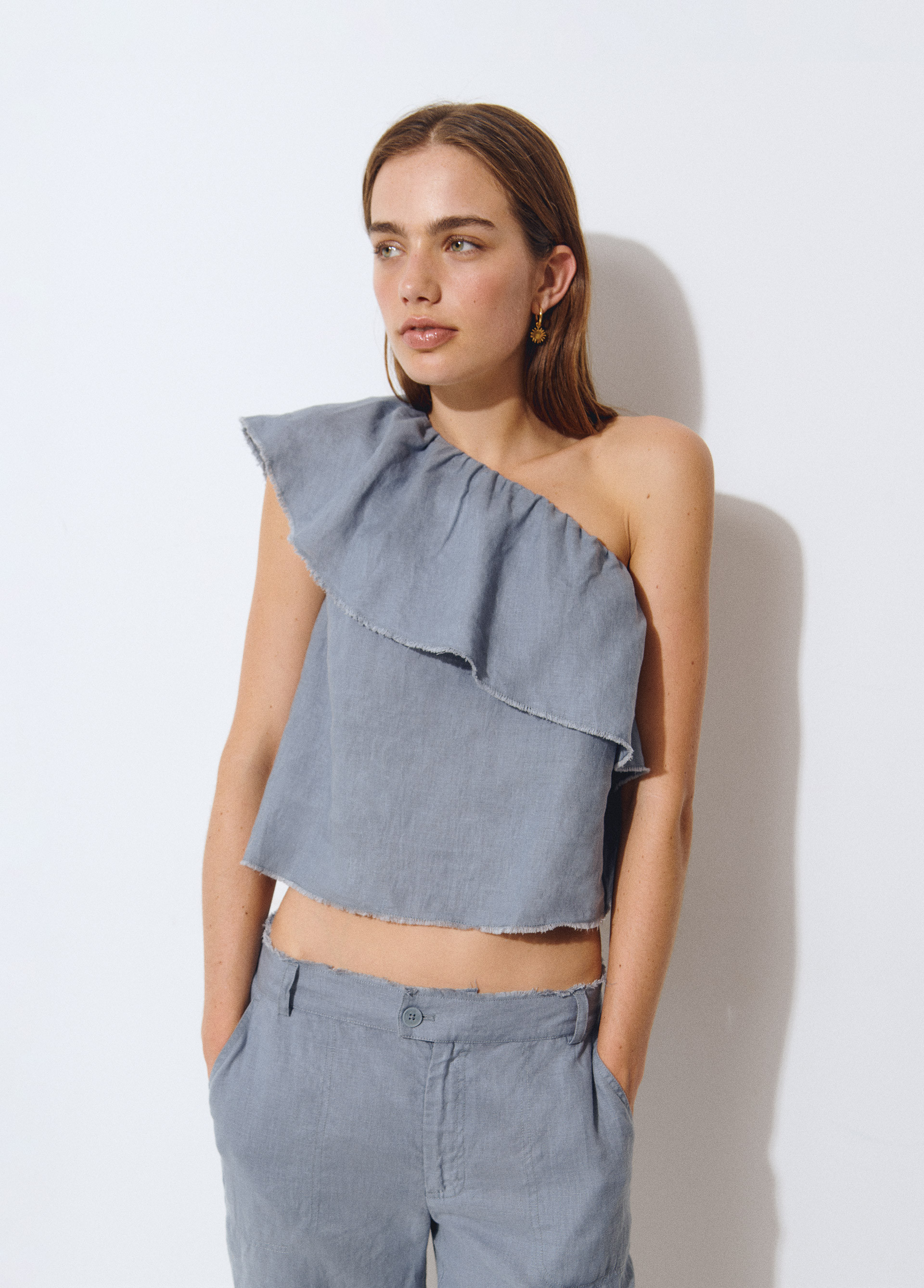 Tops de lino deals