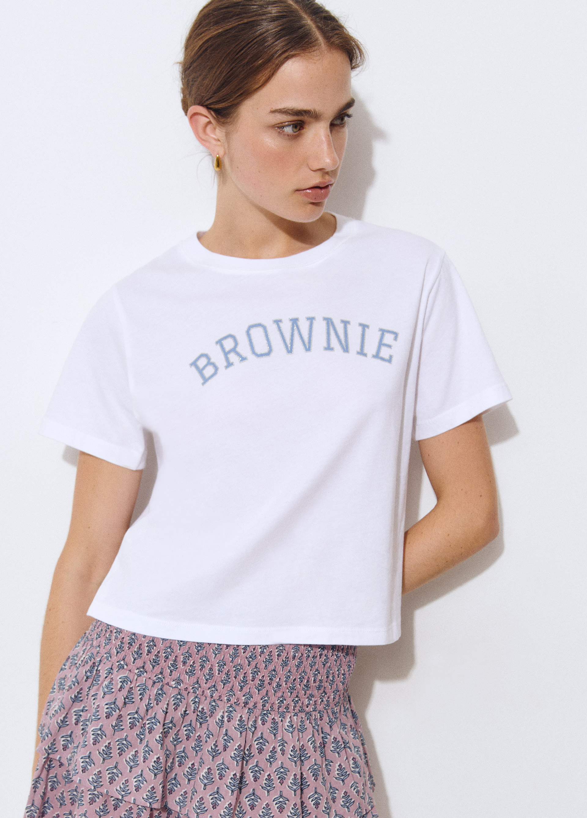Brownie text T shirt BROWNIE