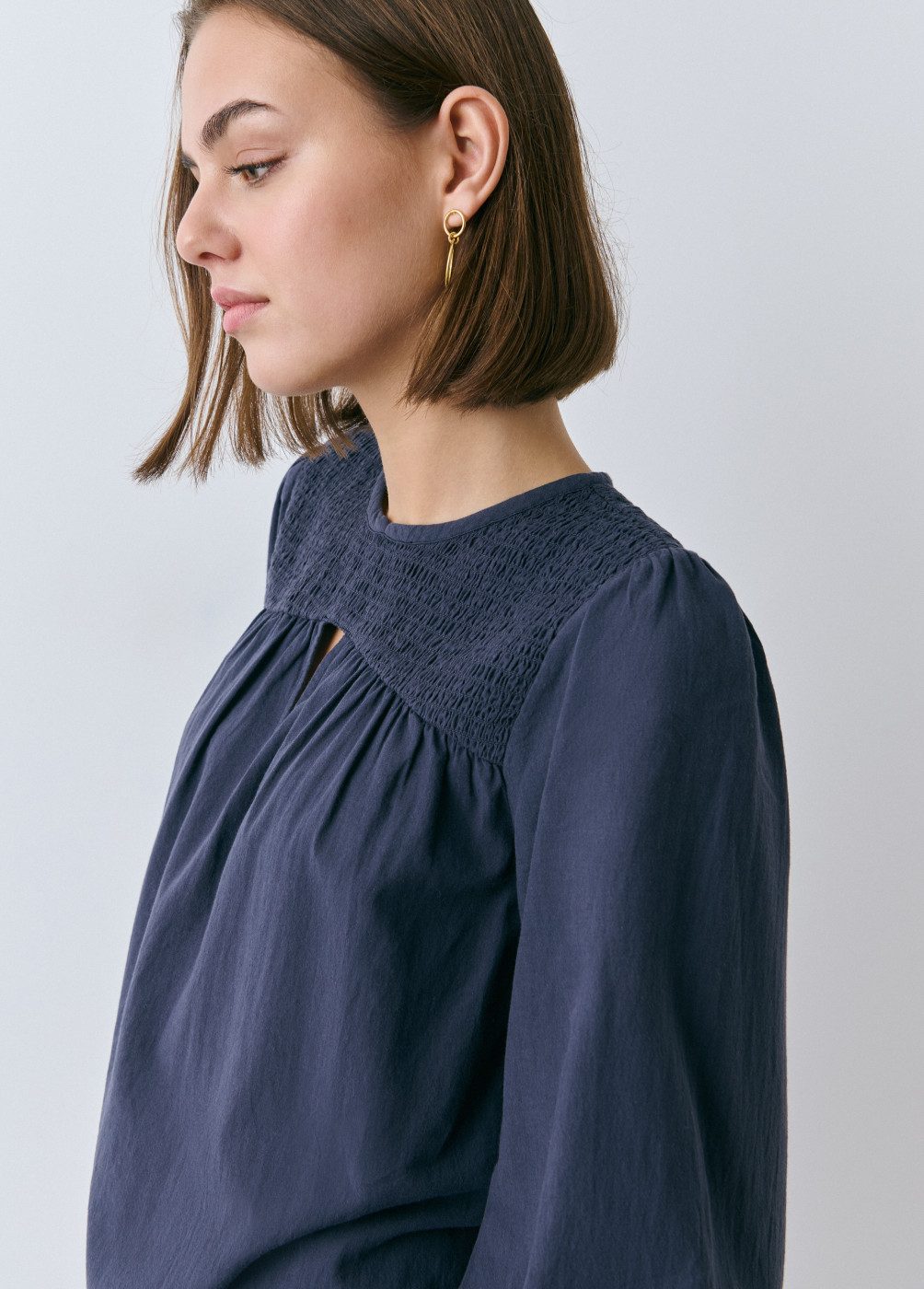 今月までの出品】Tuck cuff blouse ARTS&SCIENCE トップス