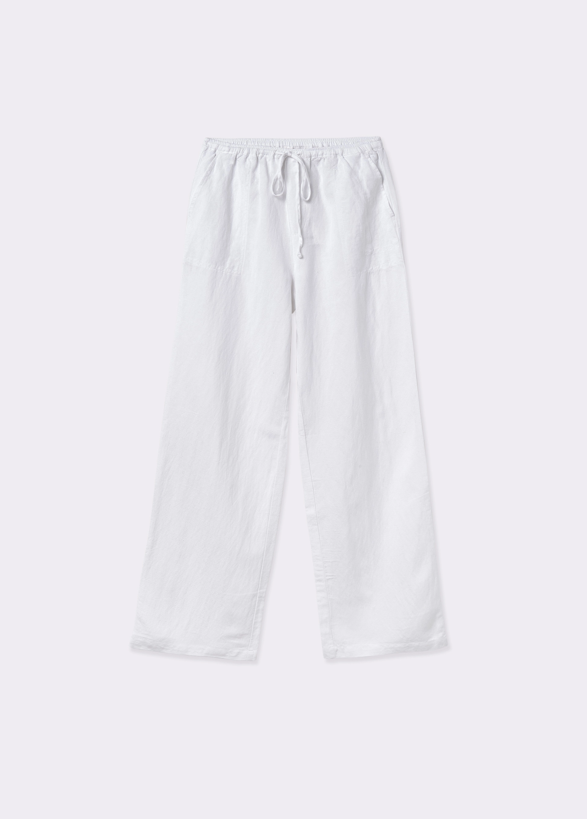 Pantaloni morbidi in lino