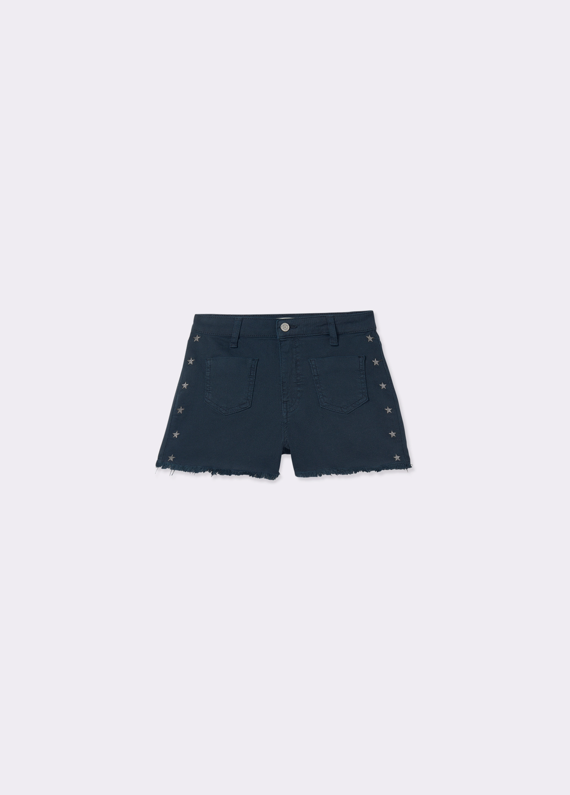 Short étoiles brodées