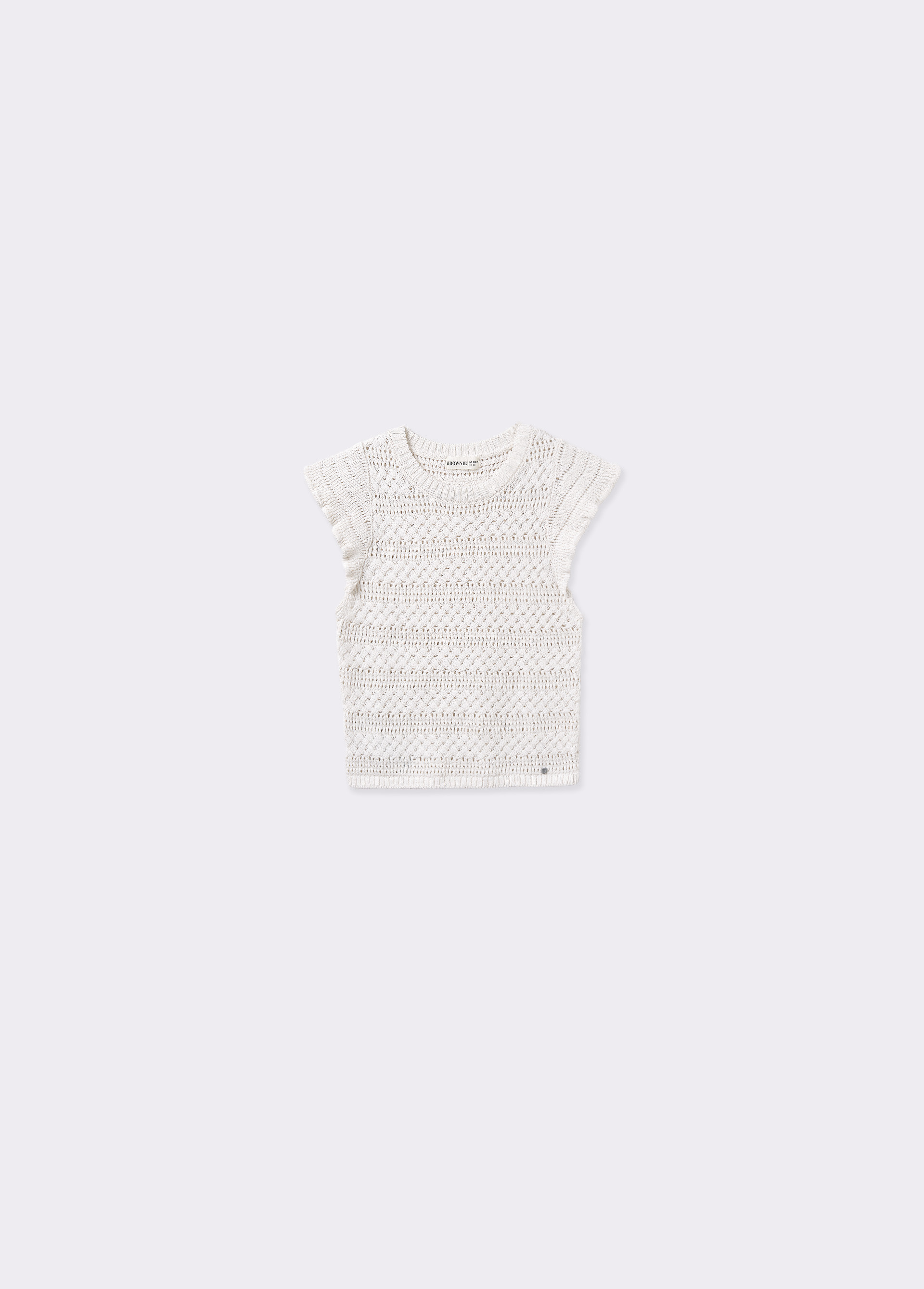 crochet top met ruches