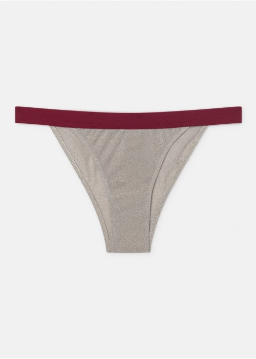 Lurex bikini bottom