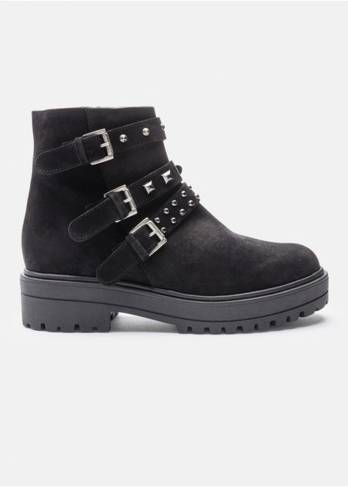 F1 studded strap boots