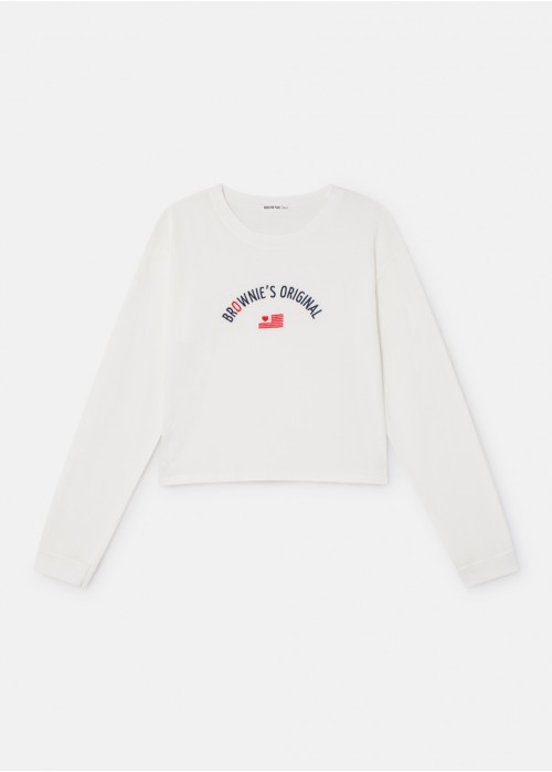 Josie round-neck long-sleeved t-shirt