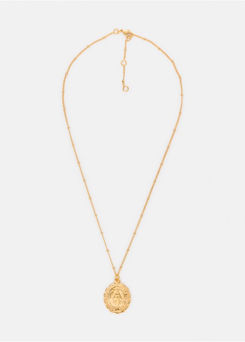 Virgin mary necklace