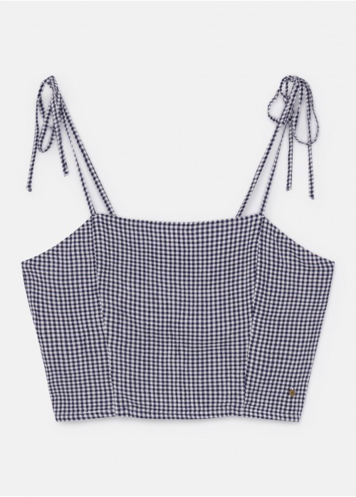 Temnwe checked cropped top