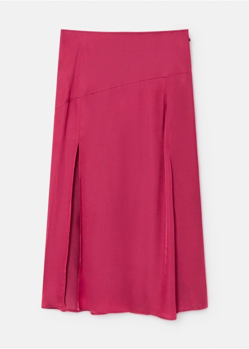 Amatista sateen skirt