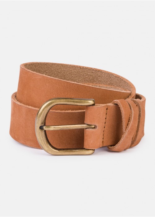 Nobuk basic leather belt