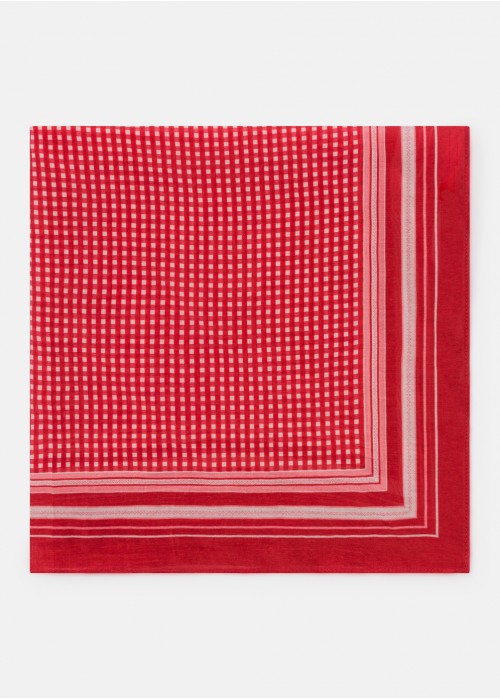 Gingham print bandana